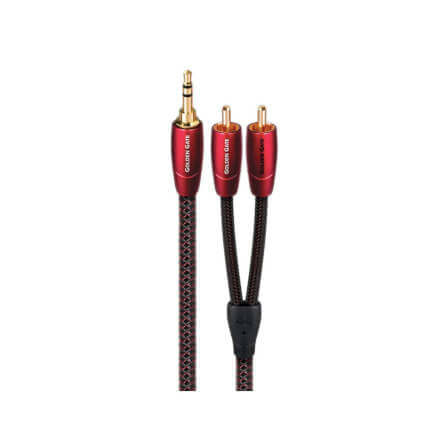 สายสัญญาณอนาล็อก AUDIOQUEST : GOLDEN GATE (MINI TO RCA) (2.0M)_0